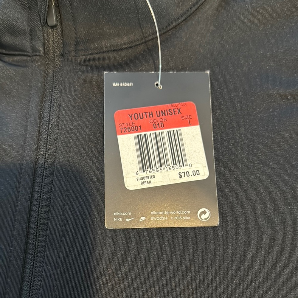 Nike Black Performance Dri-Fit Jacket in black - Picture 2 of 5